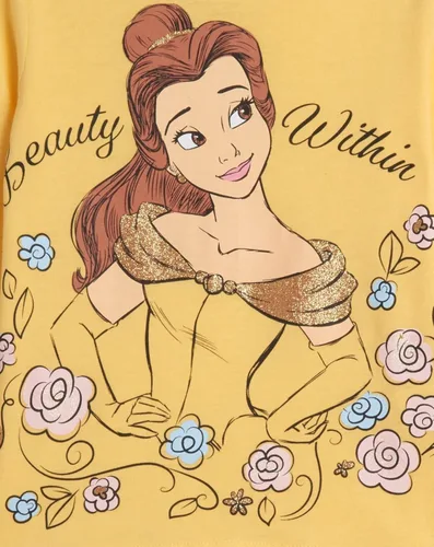 Vista 8 de Disney Princess Ariel Cenicienta Belle - Paquete de 3 camisetas de bebé a niño grande