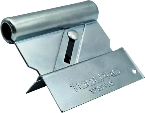 Vista 7 de ToolPro Shadowline Cutter - Herramienta de recorte de acero inoxidable para paneles de yeso, cuentas en L y bordes de techo terminados