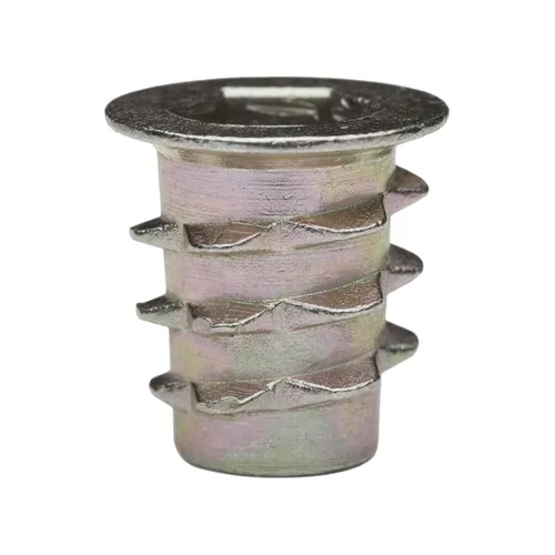 Vista 14 de E-Z LOK Inserto roscado para madera blanda, insertos de rosca hexagonal de zinc 10-32 roscas internas, 0.394 pulgadas de longitud, paquete de 50