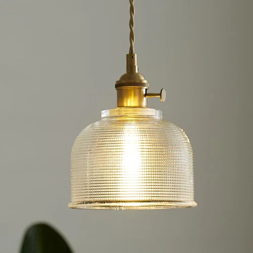 Vista 8 de Sedelan Lámpara Colgante de Vidrio, Iluminación Colgante Vintage, Iluminación Colgante de Cocina Sobre Isla Pasillo Dormitorio Lámpara Colgante