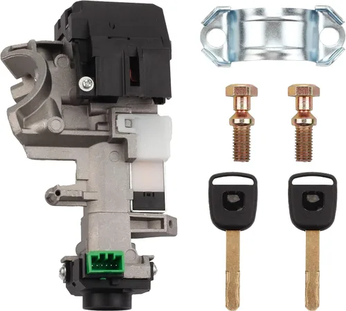 Vista 9 de Dasbecan Conjunto de cilindro de bloqueo del interruptor de encendido compatible con Honda Accord CRV FIT Odyssey Civic 2006-2011 06350-SAA-G30