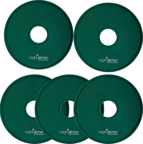 Vista 10 de 2 hojas deshidratadoras de silicona de cuero con bordes para NutriChef PKFD06 deshidratadores redondos Lip KN-128F Moldes líquidos enrollables
