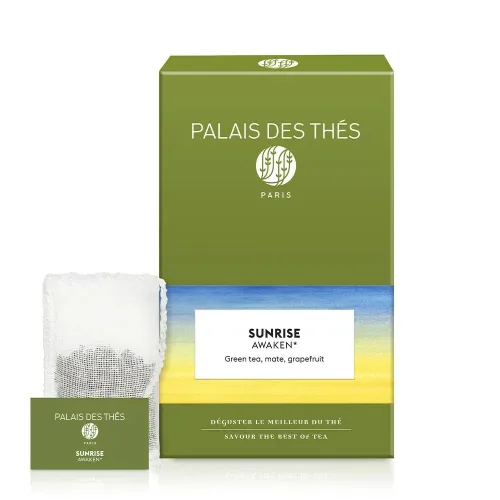 Vista 11 de Palais des Thés - Té verde Alizes Winds - Melocotón y Azahar - Bolsas de té premium, sirve 20 tazas
