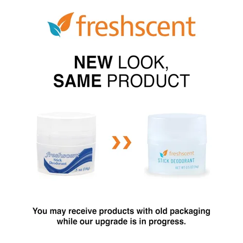 Vista 2 de Freshscent - Desodorante en barra de 0.5 onzas (paquete de 144), tamaño de viaje, sin alcohol, fragancia ligera, empaquetado a granel y perfecto