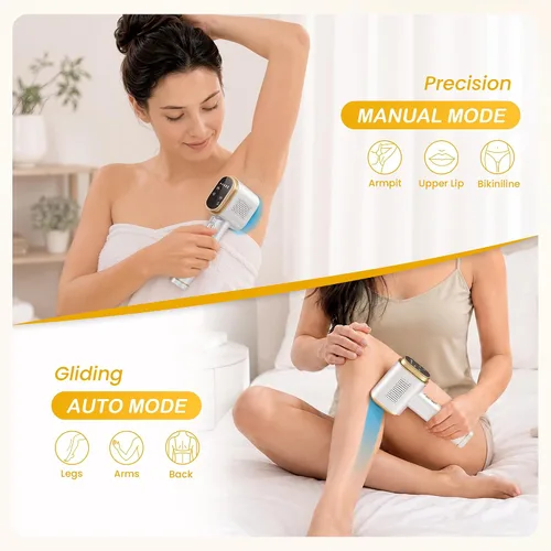 Vista 5 de HEYNEMO Dispositivo de depilación para mujeres y hombres, bikini facial