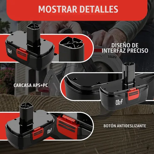 Vista 3 de 【1 paquete actualizado de 4.5 Ah】Repuesto C3 para baterías Craftsman