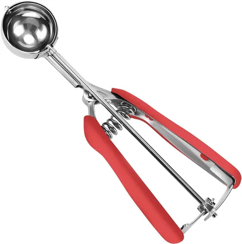Vista 20 de HOMURE H Cookie Scoop 8 Tablespoon, 4 oz Ice Cream Scoop with Trigger Negro