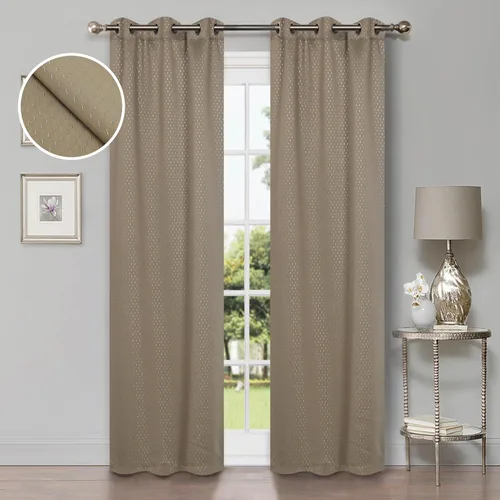 Vista 8 de Superior Cortinas opacas, oscurecimiento de la habitación para dormitorio, sala de estar, bloqueo solar, térmicas, estilo moderno, cabecera