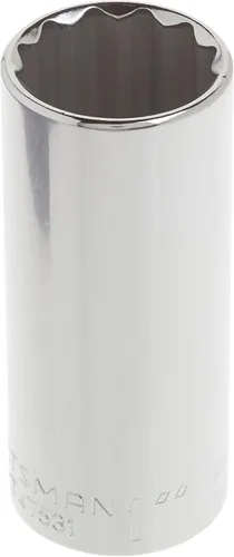 Vista 2 de CRAFTSMAN Enchufe profundo, SAE, accionamiento de 1/2 pulgada, 1 pulgada, 12 puntas (CMMT47531)