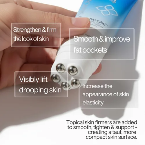 Vista 7 de Serious Skincare Cryo-Cinq Crema corporal reafirmante para brazos y piernas más firmes y suaves, ayuda a controlar el crepe y la celulitis, tensar