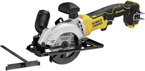 Vista 4 de Dewalt DCS571B-DCB240-BNDL ATOMIC 20V MAX Sierra circular sin escobillas de 4-1/2 pulgadas y batería compacta de iones de litio de 4 Ah