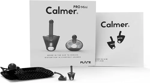 Vista 3 de Flare Calmer Pro Mini Alternativa de tapones para los oídos Alivio diario del ruido Sensibilidad al sonido Alivio del estrés Sin