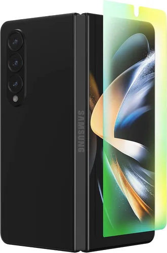 Vista 5 de ZAGG Fusion Eco Z Fold4 - Película protectora frontal (sensación de vidrio), protector de pantalla para teléfono, escudo protector, alta