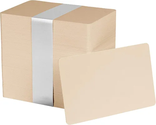 Vista 7 de Paquete de 100 tarjetas de PVC CR80 blancas 20 mil por easyIDea