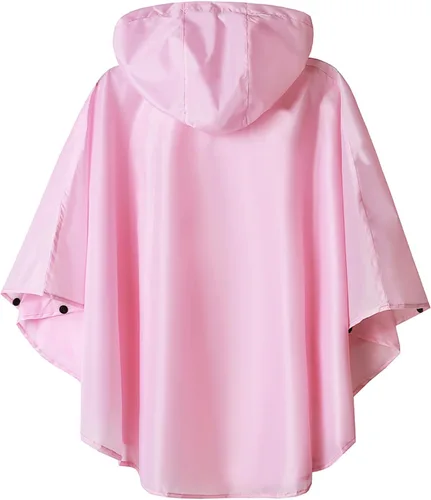 Vista 2 de Chaqueta ligera de poncho de lluvia para niños, impermeable, abrigo impermeable