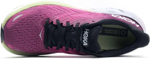 Vista 3 de Hoka Clifton 8 - Tenis de correr para mujer, Blue Graphite Ibis Rose, 7
