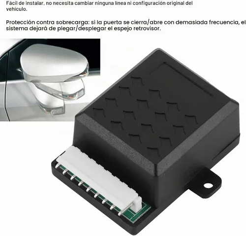 Vista 6 de Ymiko Espejo retrovisor Módulo plegable Espejo retrovisor lateral universal Plegado automático Despliegue Controlador plegable Módulo de cierre