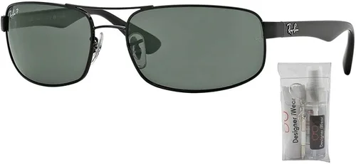 Vista 2 de Ray-Ban RB3445 Sunglasses For Men BUNDLE with Designer iWear Complimentary Eyewear Care Kit