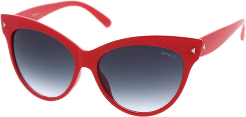 Vista 2 de zeroUV Gafas de sol de ojo de gato con montura de cuerno de gran tamaño para mujer, 2.047 in