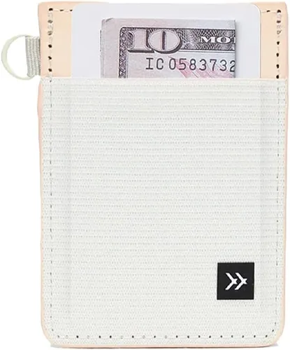 Vista 9 de Thread Wallets Cartera minimalista ultra delgada para tarjetas, Negro, Talla única, Casual