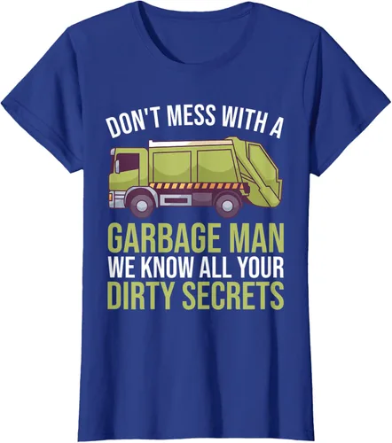 Vista 10 de Camiseta de camión de basura Don't Mess With A Basbage Man