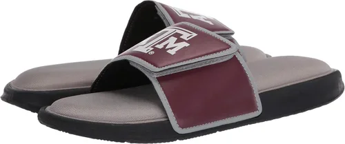 Vista 116 de FOCO Sandalias deportivas de espuma para ducha con logotipo de equipo universitario de la NCAA para hombre