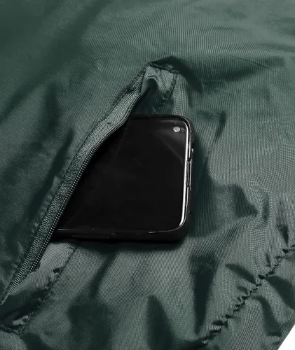 Vista 5 de SWISSWELL - Chaqueta impermeable rompe vientos para hombre, ligera, con capucha