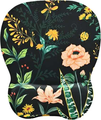Vista 18 de EooCoo Alfombrilla ergonómica para mouse con soporte de muñeca, alfombrilla de mouse con reposamuñecas de espuma viscoelástica y base antideslizante