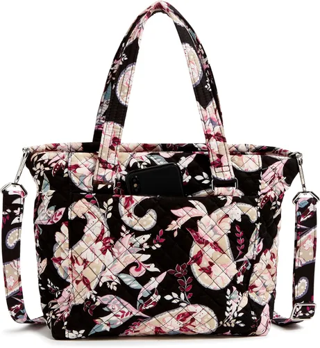 Vista 4 de Vera Bradley Bolso bandolera de algodón con múltiples correas