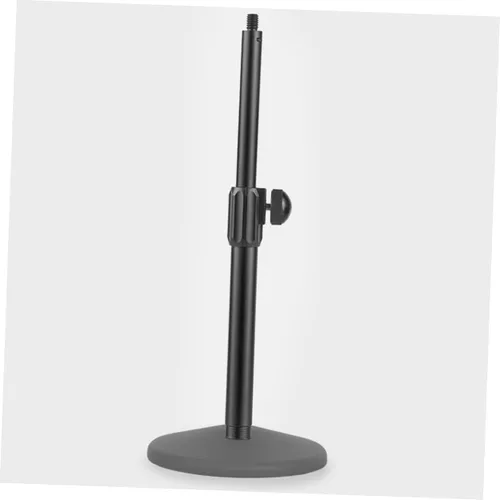 Vista 2 de Luxshiny Poste de micrófono telescópico con adaptador de cabeza de tornillo, micrófono de construcción de metal, brazo de pluma para estudios