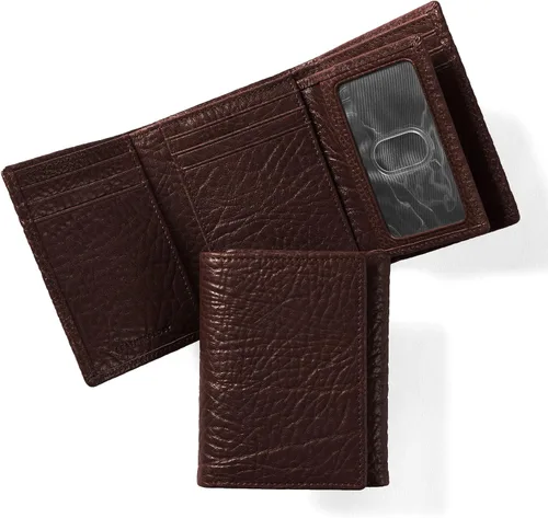 Vista 12 de Leatherology Trifold con cartera para tarjetas Negro Onyx