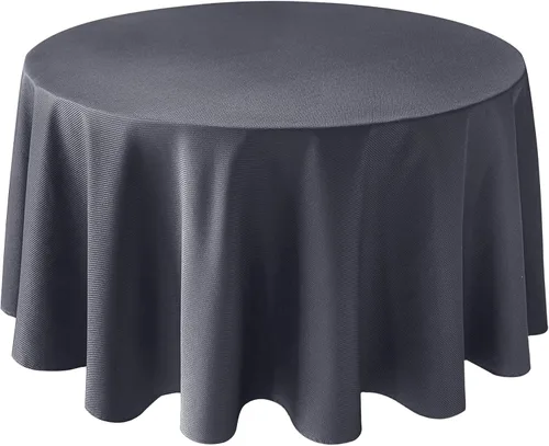 Vista 22 de Biscaynebay Auqa - Mantel cuadrado de 54 x 54 pulgadas, mantel de tela con tarjeta azul Auqa, pequeño, plegable, resistente al agua, para cocina