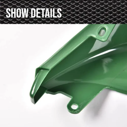 Vista 7 de PIT66 Parachoques delantero, compatible con John Deere GT225 GT235 GT245 GX255 LX255 LX266 LX277 LX279 LX280 LX288 y LX289, repuesto directo