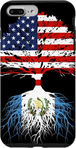Vista 12 de Guatemala Born Family Roots Guatemalan American US Flag Gift Case for iPhone 17