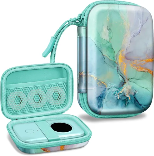 Vista 9 de FINTIE Funda para etiquetadora compatible con Phomemo D30 D35, NELKO P21, SUPVAN E10, NIIMBOT D11 D110, JADENS D110, ORGSTA S001 - Funda