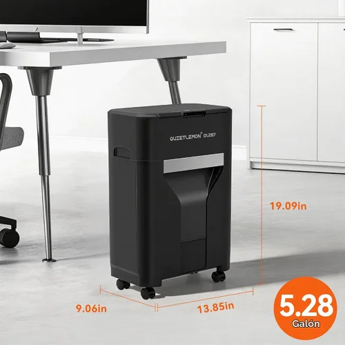 Vista 6 de Trituradora de papel de alimentación automática de 120 hojas