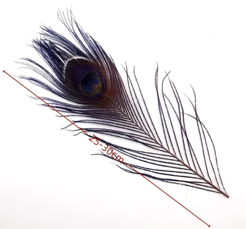 Vista 3 de Shekyeon Centro de mesa de boda de plumas de pavo real teñido de plumas blanqueadas de 10 a 12 pulgadas, paquete de 10 (negro)