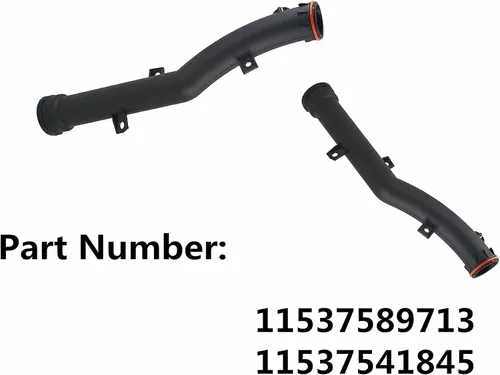 Vista 4 de Bomba de agua a carcasa de termostato Tubo de agua del motor con junta tórica Reemplazo para Mini Cooper 11537589713 11537541845