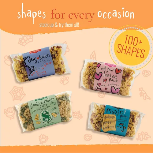 Vista 4 de Pastabilities Macarrones y queso veganos para niños (y adultos) - Under the Sea - Fun Shapes Sea Creatures, tamaño familiar - Sirve 4, mezcla