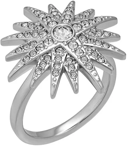 Vista 3 de Swarovski Balthus 5079319rodio plateado claro cristales Star anillo7