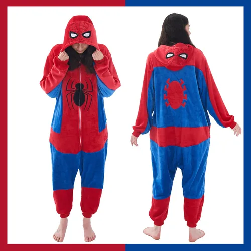 Vista 5 de GONAAP Unisex Adult Onesie Pajamas Animal One Piece Costume Cosplay Sleepwear