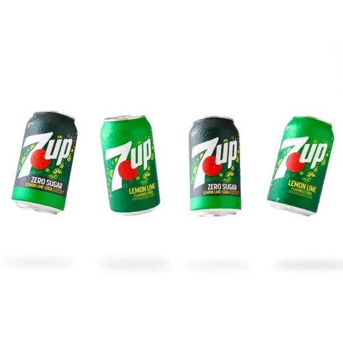 Vista 8 de 7UP Zero Sugar Lemon Lime Soda, latas de 12 onzas líquidas (paquete de 12)