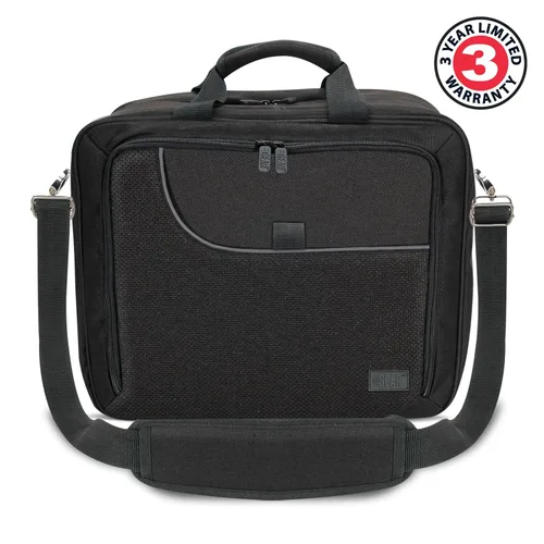 Vista 4 de USA GEAR Console Carrying Case - PS4 Case Compatible with Playstation 4 Slim, PS4 Pro, and PS3 - Customizable Interior Store PS4 Games, PS4