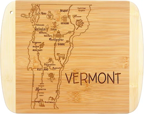 Vista 34 de Totally Bamboo A Slice of Life Alabama State Tabla de servir y cortar, 11 x 8.75 pulgadas