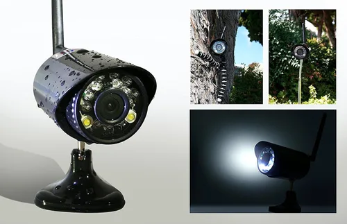 Vista 3 de NUCAM 32 GB Base magnética portátil inalámbrica alimentada por batería RV/Remolque/Camión Cámara de respaldo NuCam WR cámara IP de vigilancia