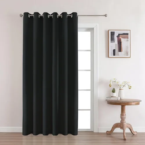 Vista 34 de CUCRAF - Juego de 2 paneles de cortinas de ventana con oscurecimiento total del 100%, de 54 pulgadas de largo, con aspecto de lino falso, cortinas