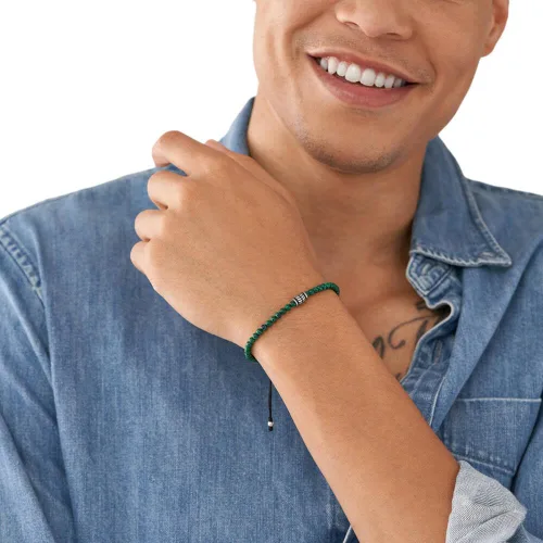 Vista 41 de Fossil para Hombre Wellness pulsera de abalorio