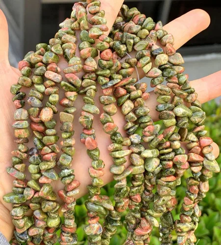 Vista 53 de Adabele Cuentas sueltas de gema de Amazonita azul natural de 31 pulgadas, astillado, con agujero perforado, forma libre, de 5 mm a 8 mm, separador