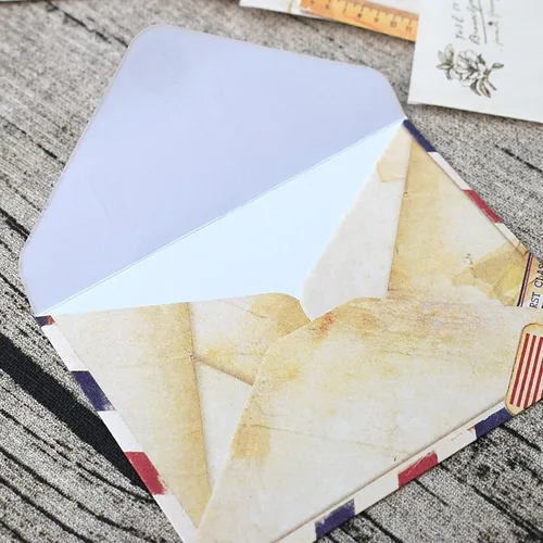 Vista 9 de EORTA 60 sobres de papel pequeños retro estilo vintage europeo papelería herramientas de saludo/invitación para niños, niños, estudiantes