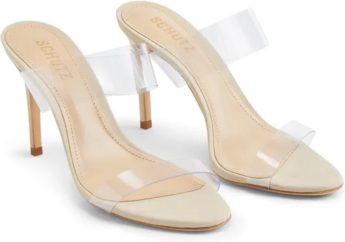 Vista 3 de SCHUTZ Sandalias Ariella con tiras para mujer Beige miel